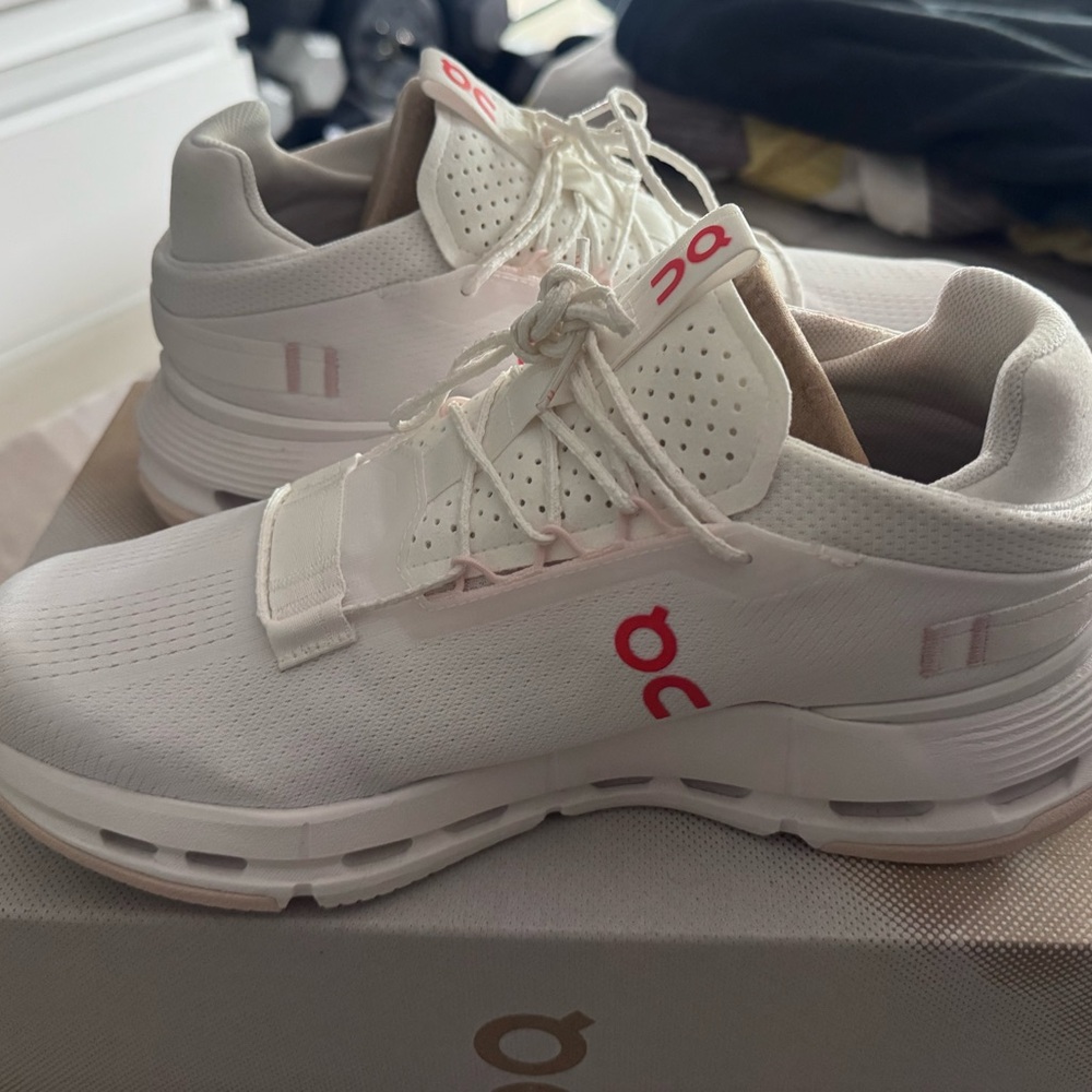 On Running White Athletic Shoes - Picture 3 of 3